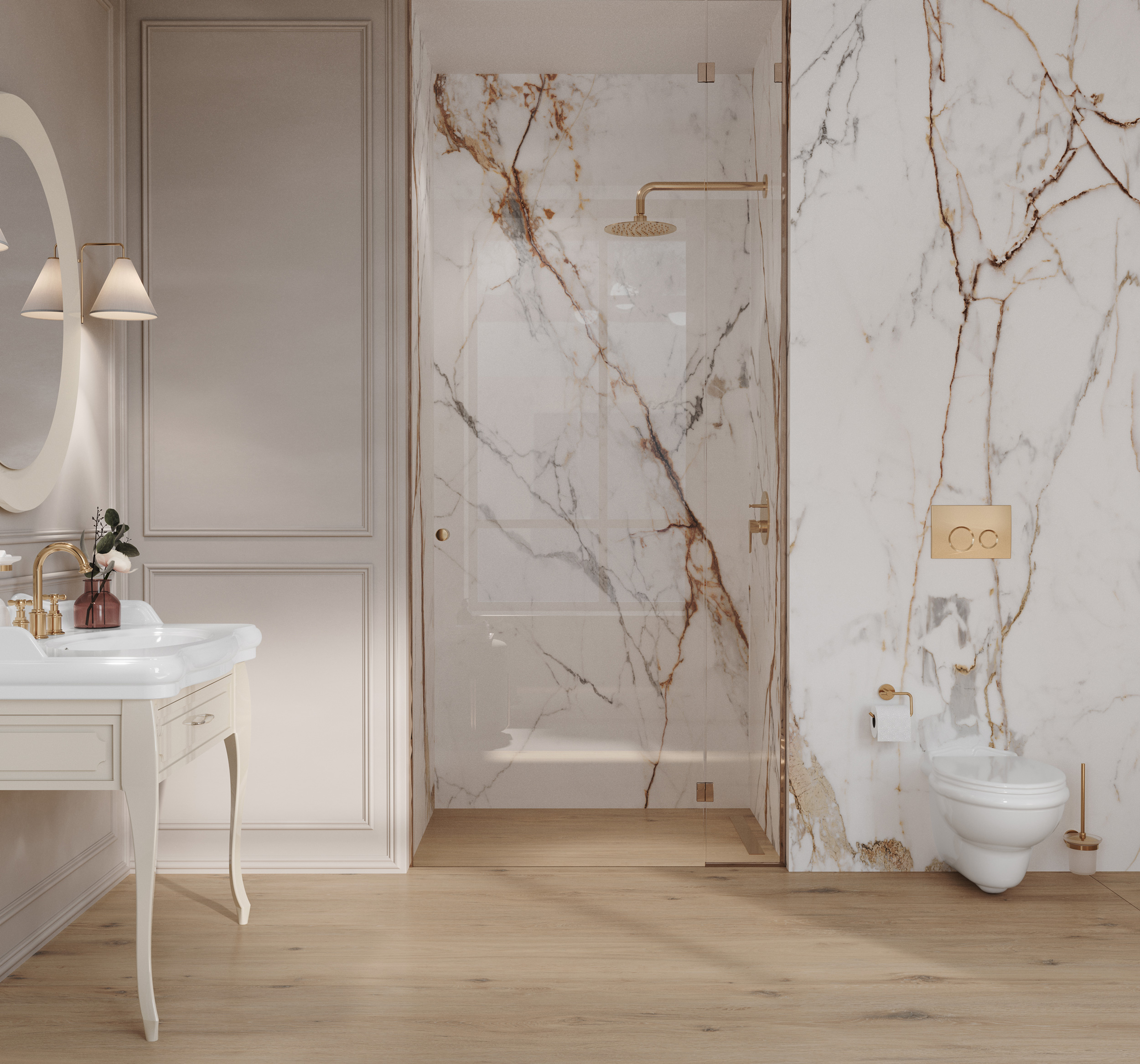 Beautiful bathroom renovation showcasing modern design and quality craftsmanship by Five Star Shower & Bath
